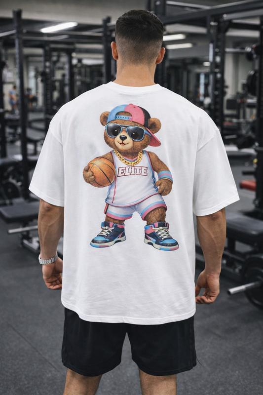 Elite Bear Basketball League White/Pink City